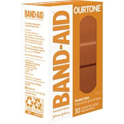 Band-Aid Brand Ourtone Adhesive Bandages, BR45, 30 ct