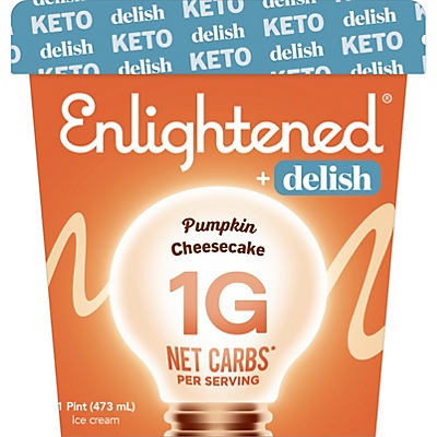 slide 1 of 1, Enlightened Keto Collection Pumpkin Ice Cream, 1 pint