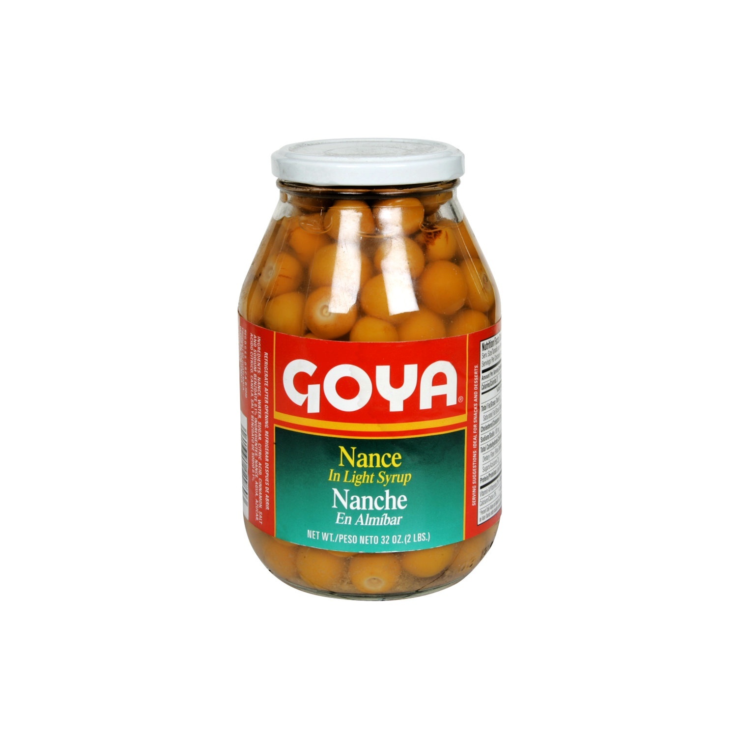 slide 1 of 1, Goya Nance in Light Syrup, 32 oz