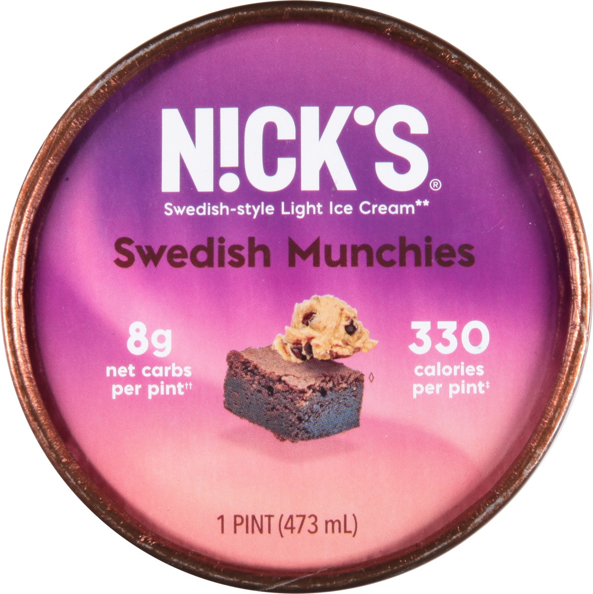 slide 3 of 9, Nick's Brownie Cookie Dough, 1 pint