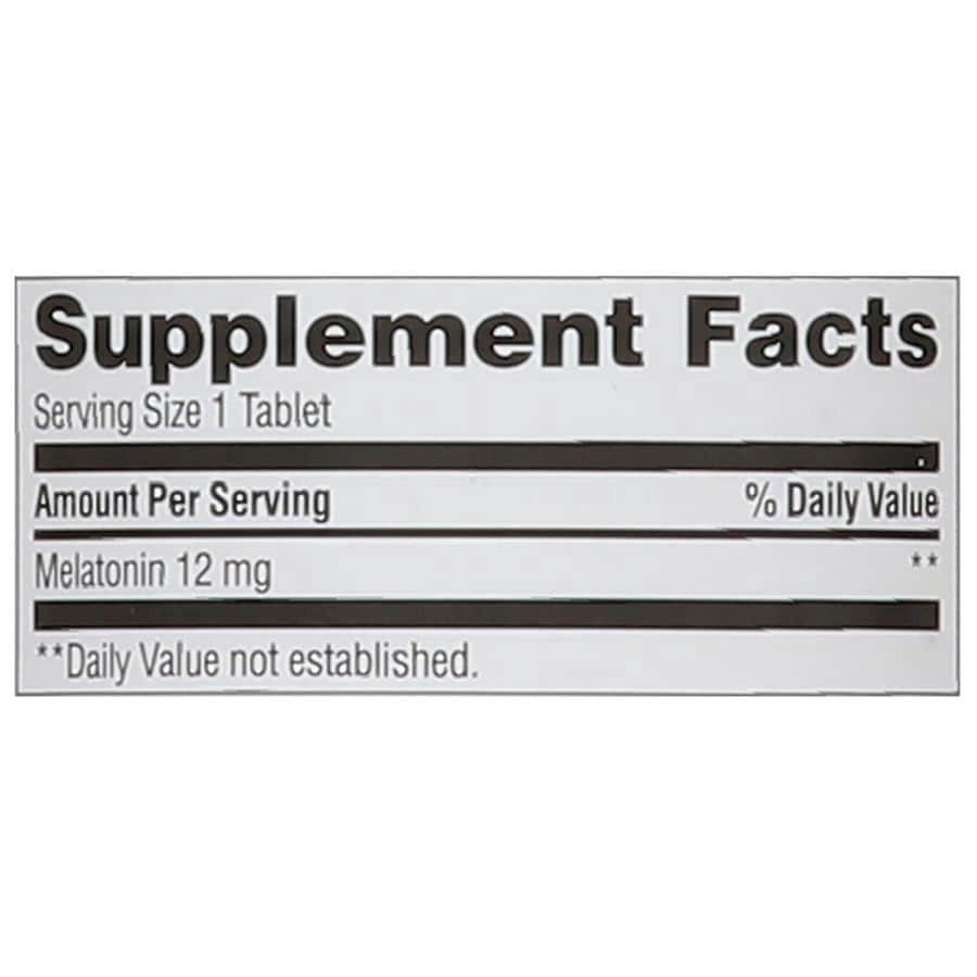 slide 3 of 5, Walgreens Free & Pure Quick Dissolve Melatonin 12 mg Tablets Cherry, 60 ct
