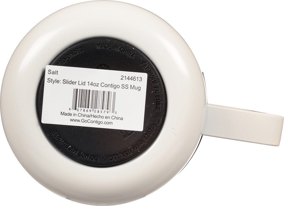 slide 4 of 9, Contigo Stainless Steel Vacuum-Insulated Mug with Handle and Splash-Proof Lid, Frosted Pearl, 1 ct