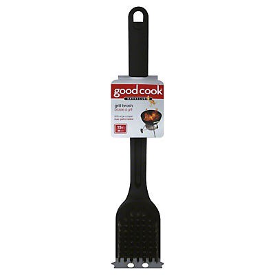 slide 1 of 2, Bradshaw Grill Brush W/Plastic Hand, 1 ct