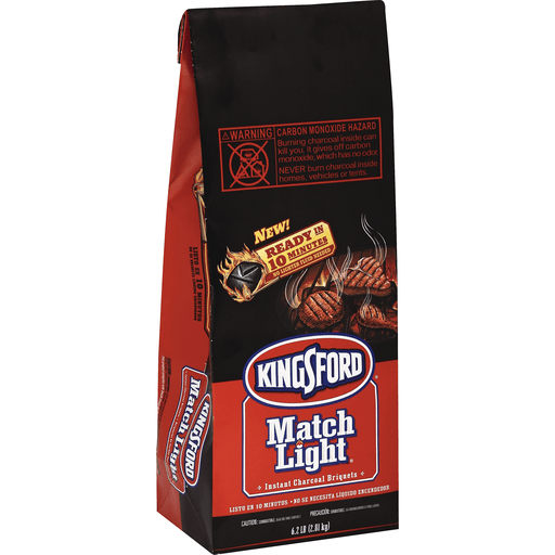 slide 2 of 2, Kingsford Match Light Instant Charcoal Briquets, 6.2 lb