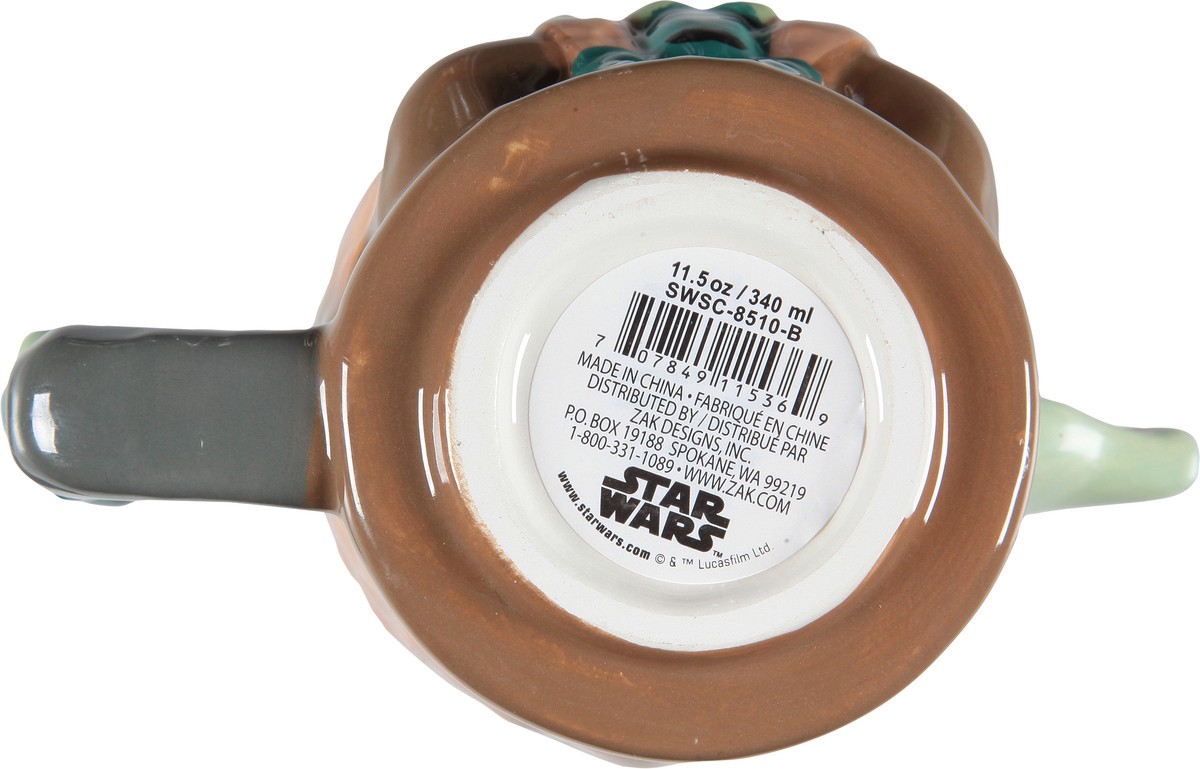 slide 8 of 9, Zak! Designs Star Wars Mandalorian the Child Chibi Ceramic Sculpted Mug 1 ea, 1 ct