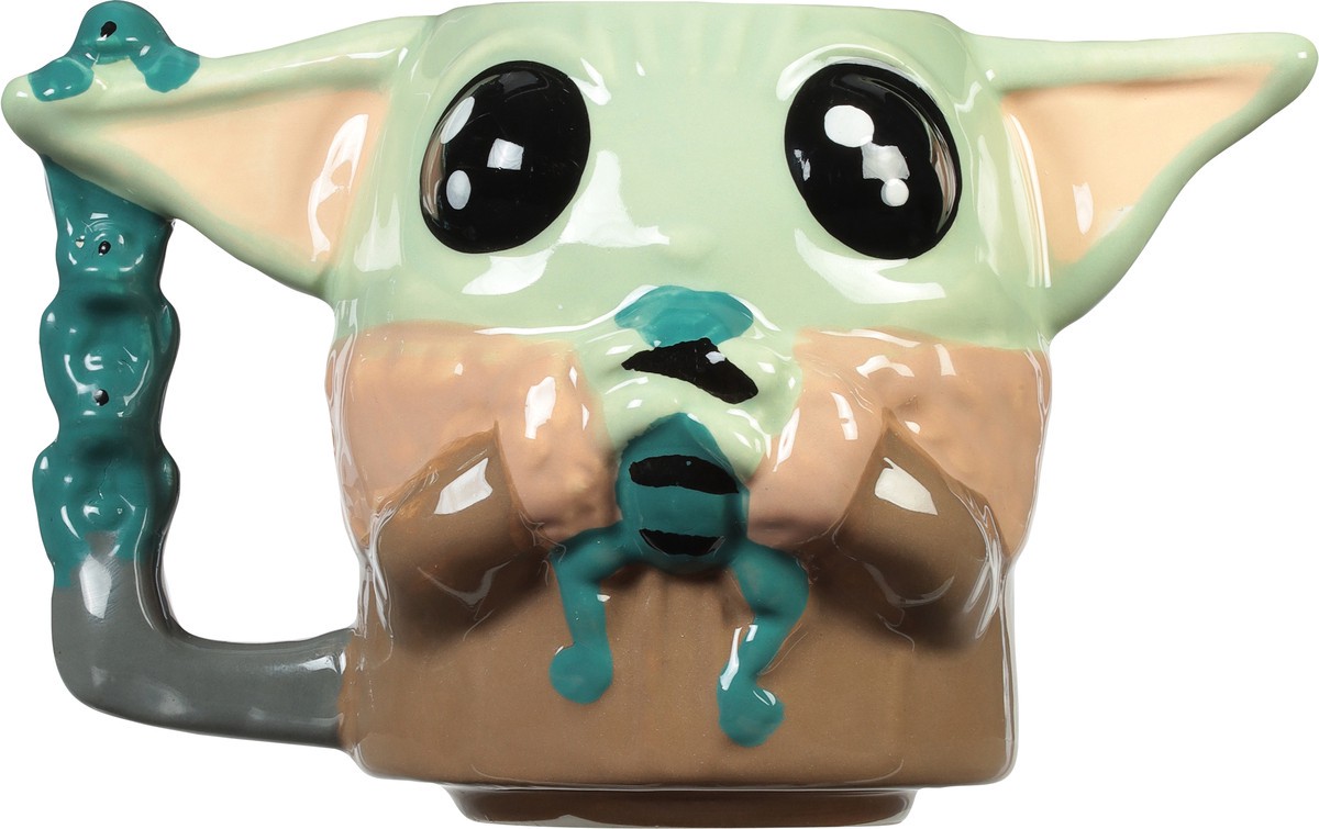 slide 9 of 9, Zak! Designs Star Wars Mandalorian the Child Chibi Ceramic Sculpted Mug 1 ea, 1 ct