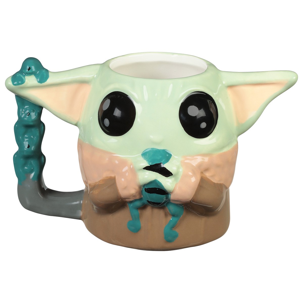 slide 1 of 9, Zak! Designs Star Wars Mandalorian the Child Chibi Ceramic Sculpted Mug 1 ea, 1 ct