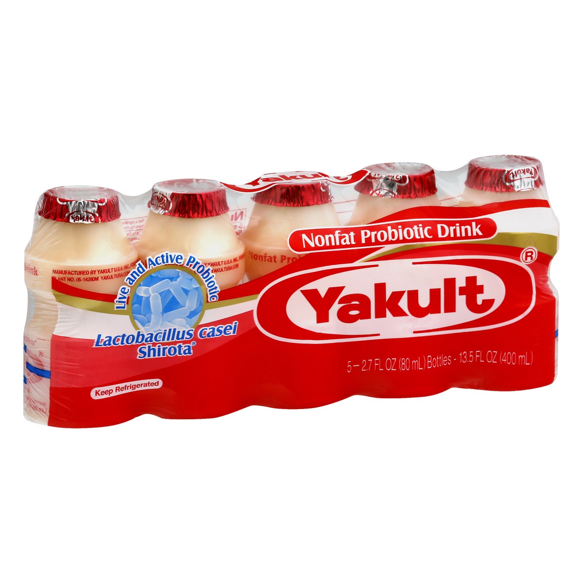 slide 13 of 13, Yakult Nonfat Probiotic Drink 5 ea, 5 ct