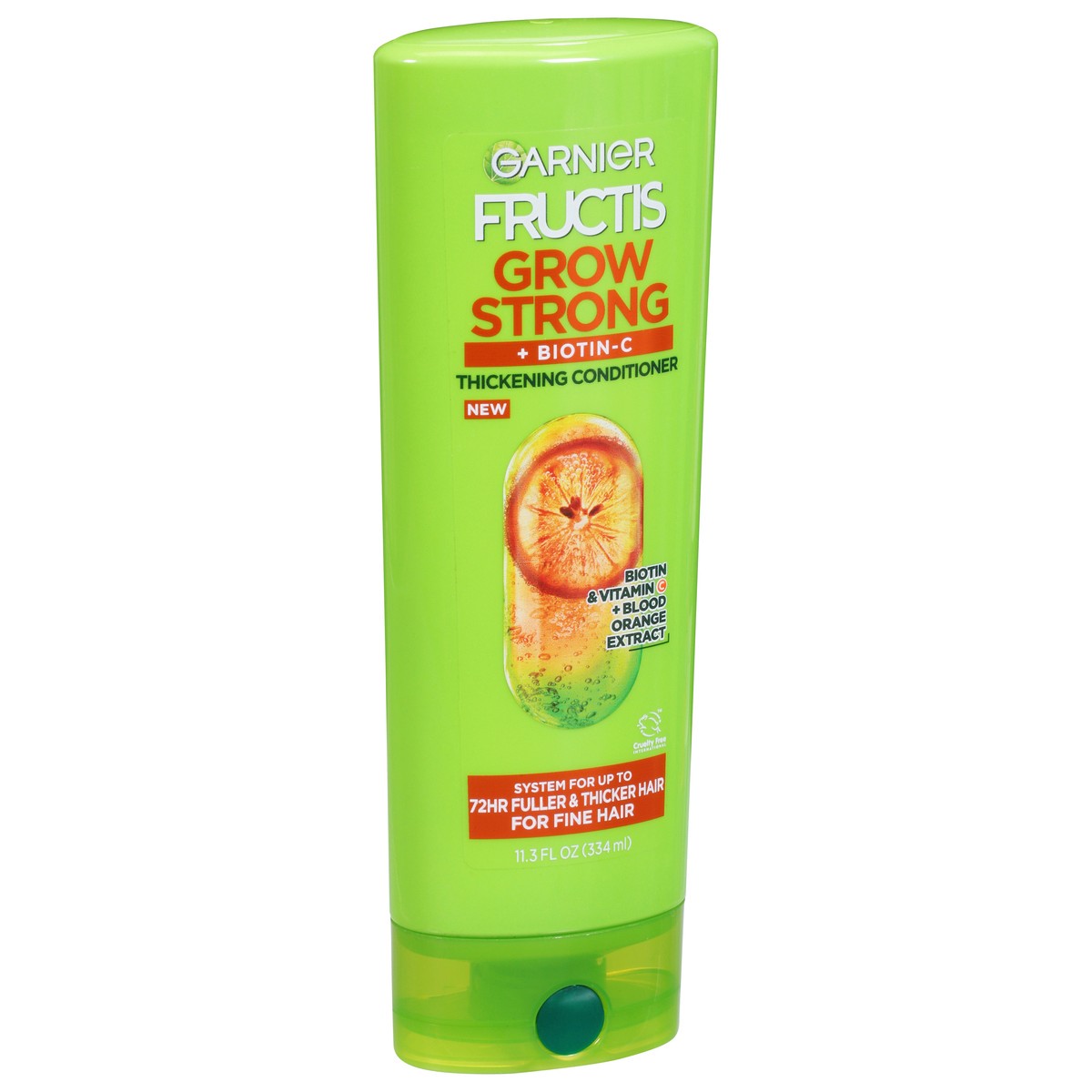 slide 7 of 9, Garnier Grow Strong Thickening + Biotin-C Conditioner 11.3 fl oz, 11.3 fl oz