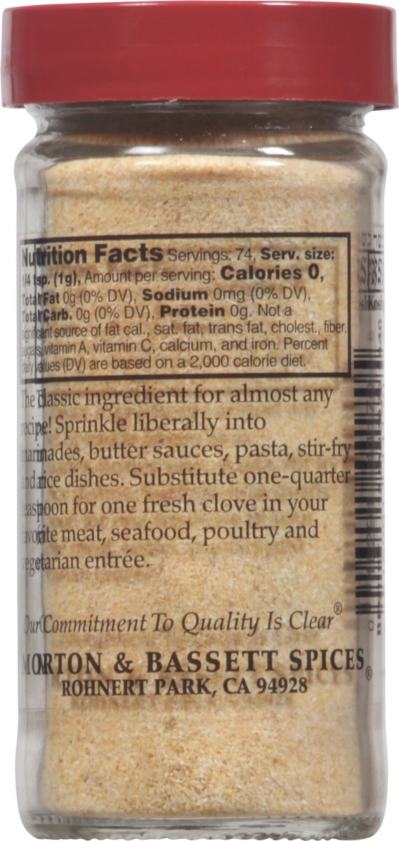 slide 6 of 12, Morton & Bassett Garlic Powder, 2.6 oz