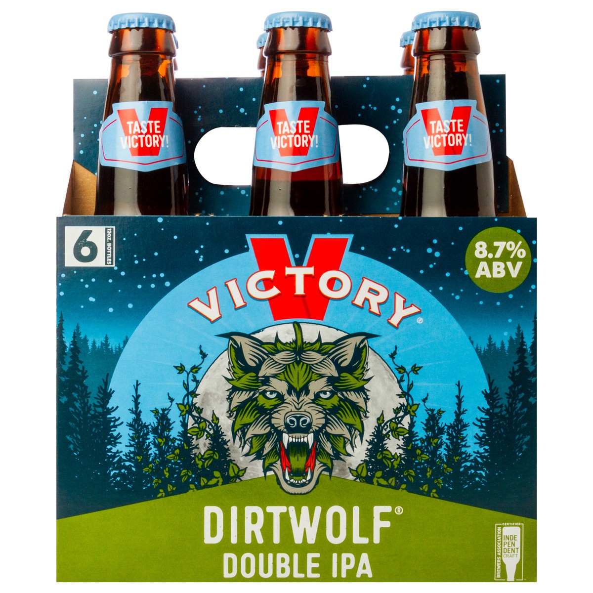 slide 1 of 5, Victory Brewing Company Double Ipa Dirtwolf 6 Pk, 72 fl oz