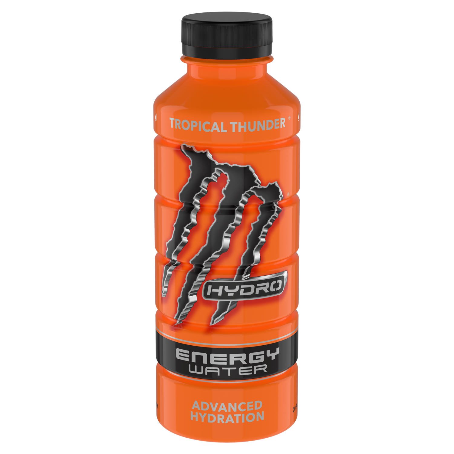 slide 1 of 10, Monster Hydro Energy Water Tropical Thunder Energy Drink 20 fl oz, 20 oz