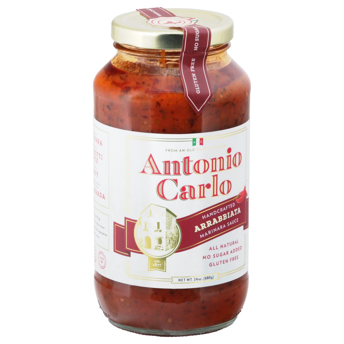 slide 4 of 12, Antonio Carlo Arrabbiata Marinara Sauce 24 oz, 24 oz