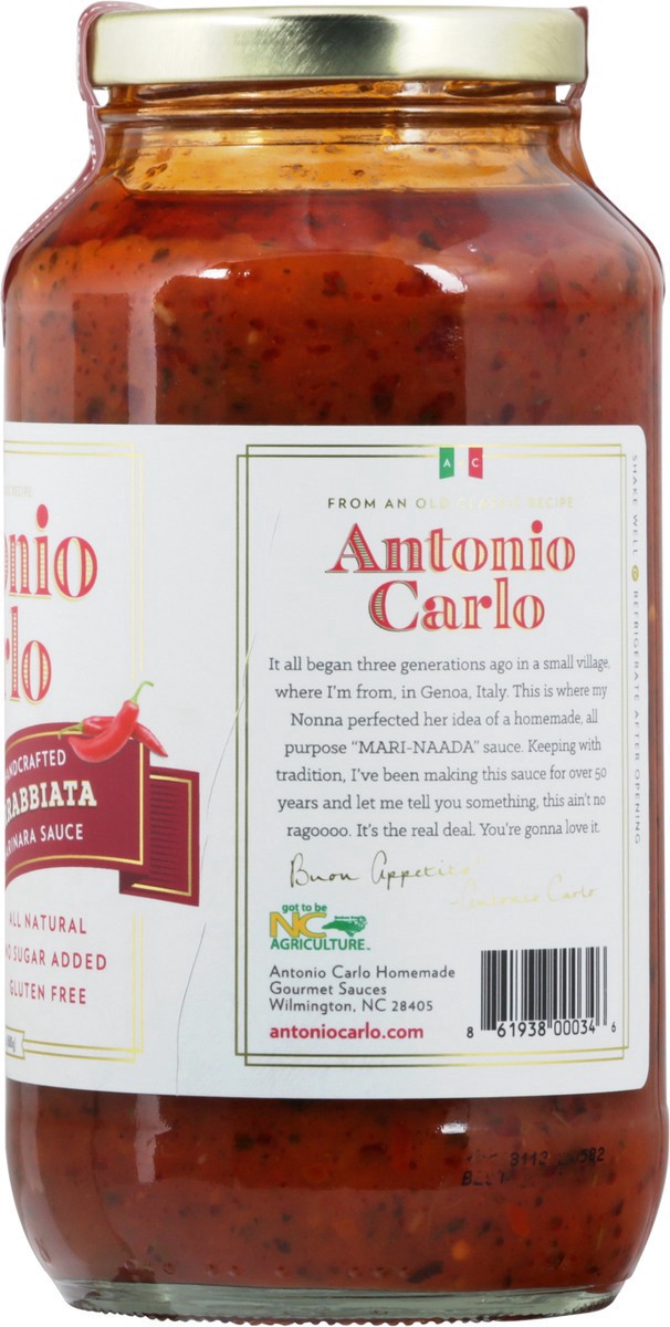 slide 6 of 12, Antonio Carlo Arrabbiata Marinara Sauce 24 oz, 24 oz