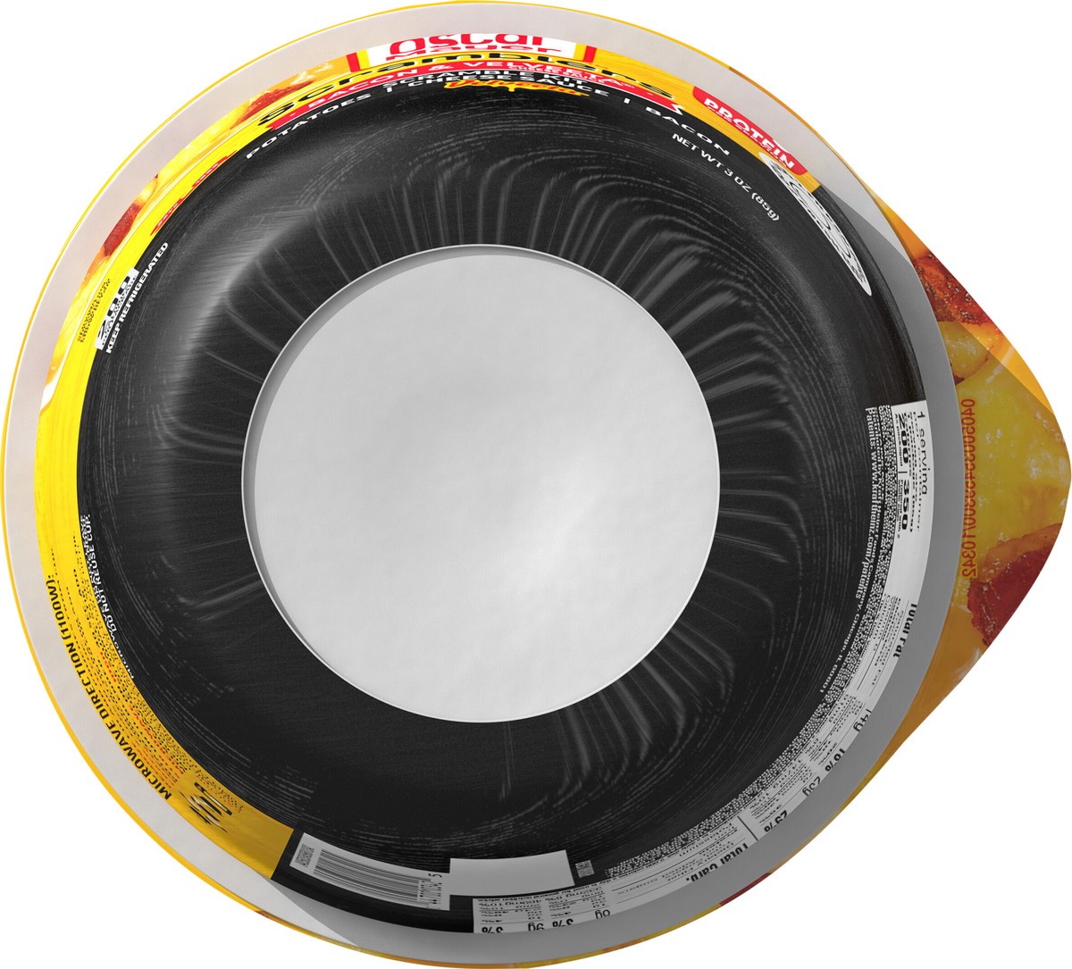 slide 5 of 9, Oscar Mayer Scramblers Bacon & Velveeta Cheese Sauce Scramble Kit, 3 oz Cup, 3 oz