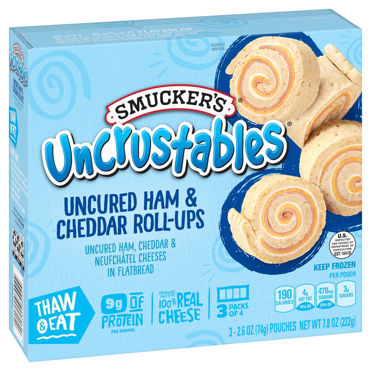 slide 1 of 5, Smucker's Uncrustables, 2.6 oz