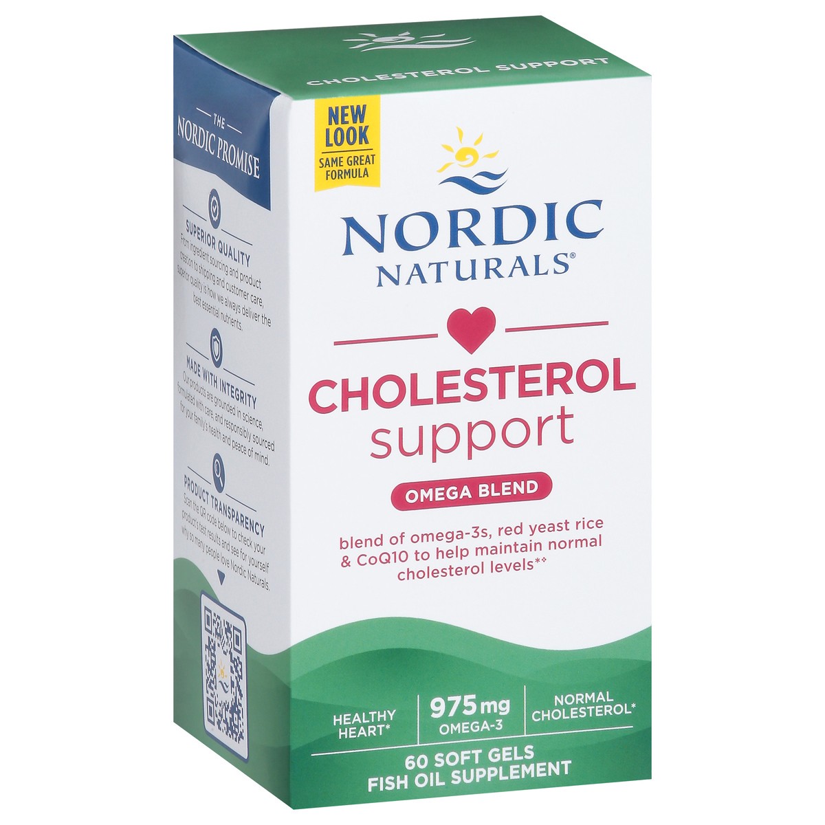 slide 2 of 9, Nordic Naturals Cholesterol Support Omega Blend, 60 ct