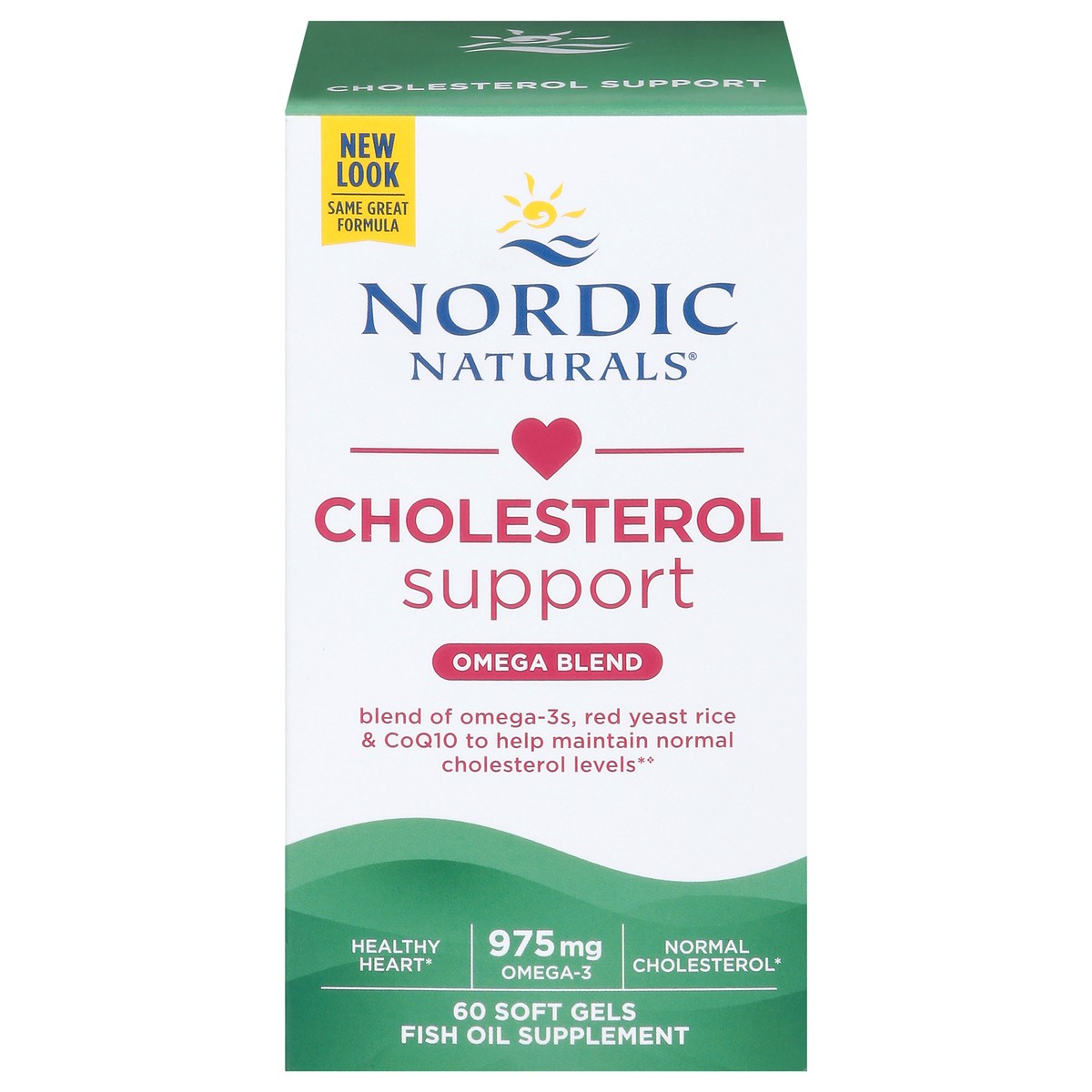 slide 1 of 9, Nordic Naturals Cholesterol Support Omega Blend, 60 ct