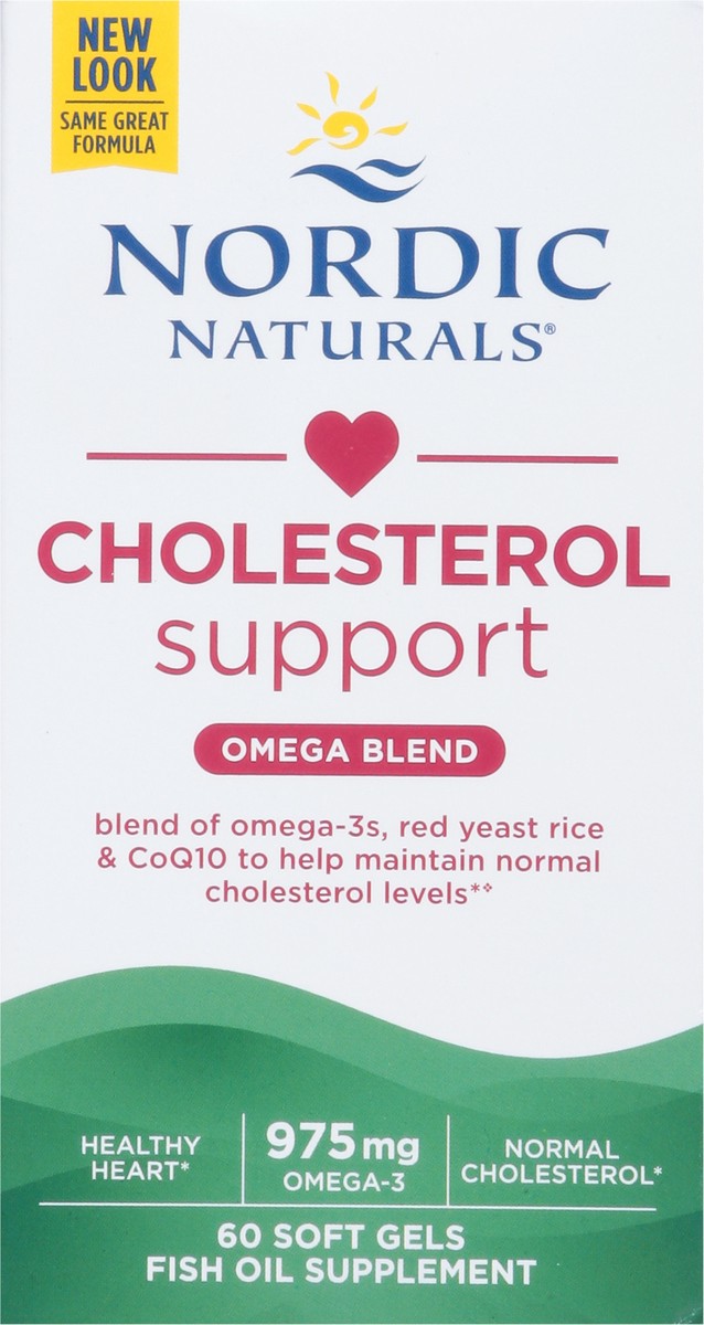 slide 7 of 9, Nordic Naturals Cholesterol Support Omega Blend, 60 ct