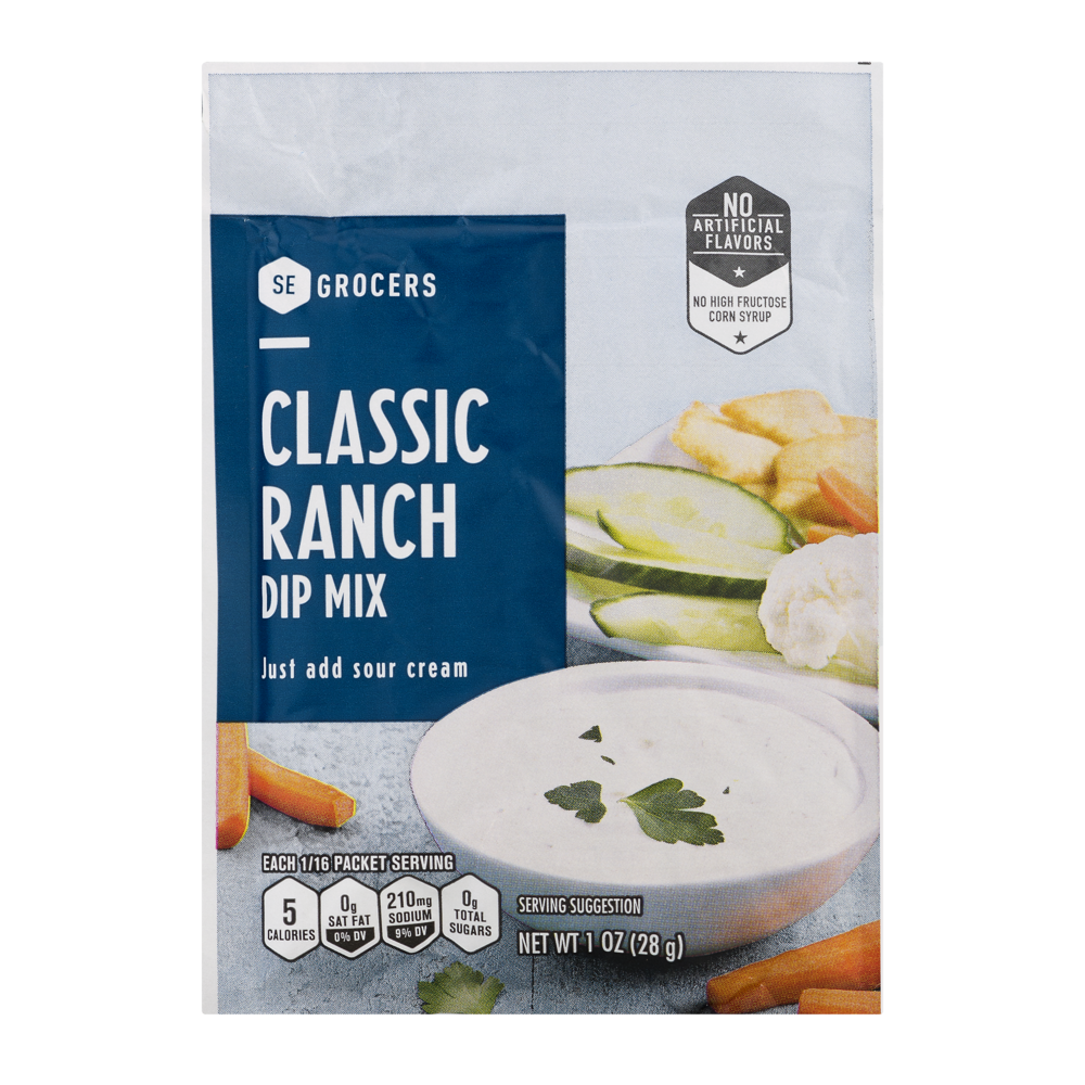 slide 1 of 1, SE Grocers Ranch Dip Mix, 1 oz