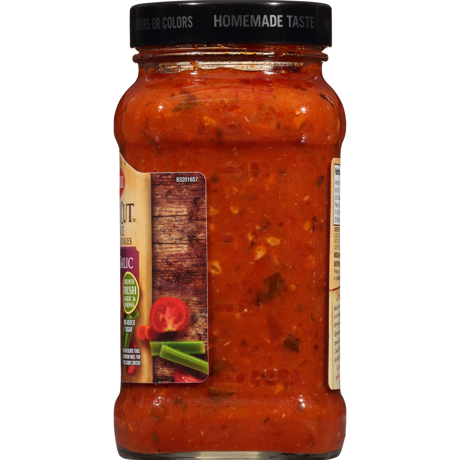 slide 8 of 11, Bertolli Rustic Cut Roasted Garlic Sauce with Hearty Vegetables 23 oz, 