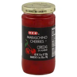 H-E-B Red Maraschino Cherries