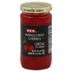 H-E-B Red Maraschino Cherries