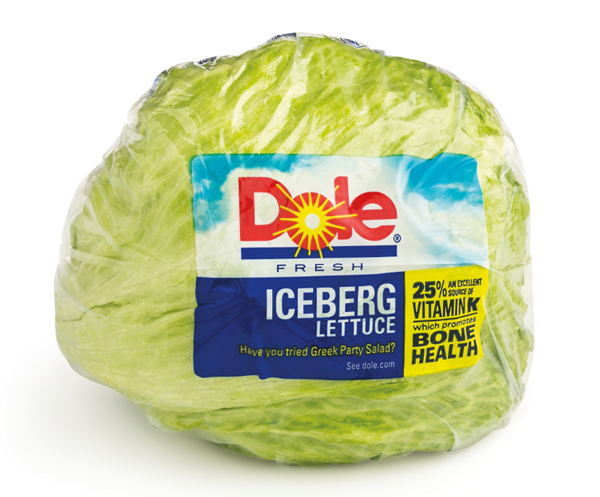 slide 1 of 1, Dole Iceberg Lettuce, 1 ct