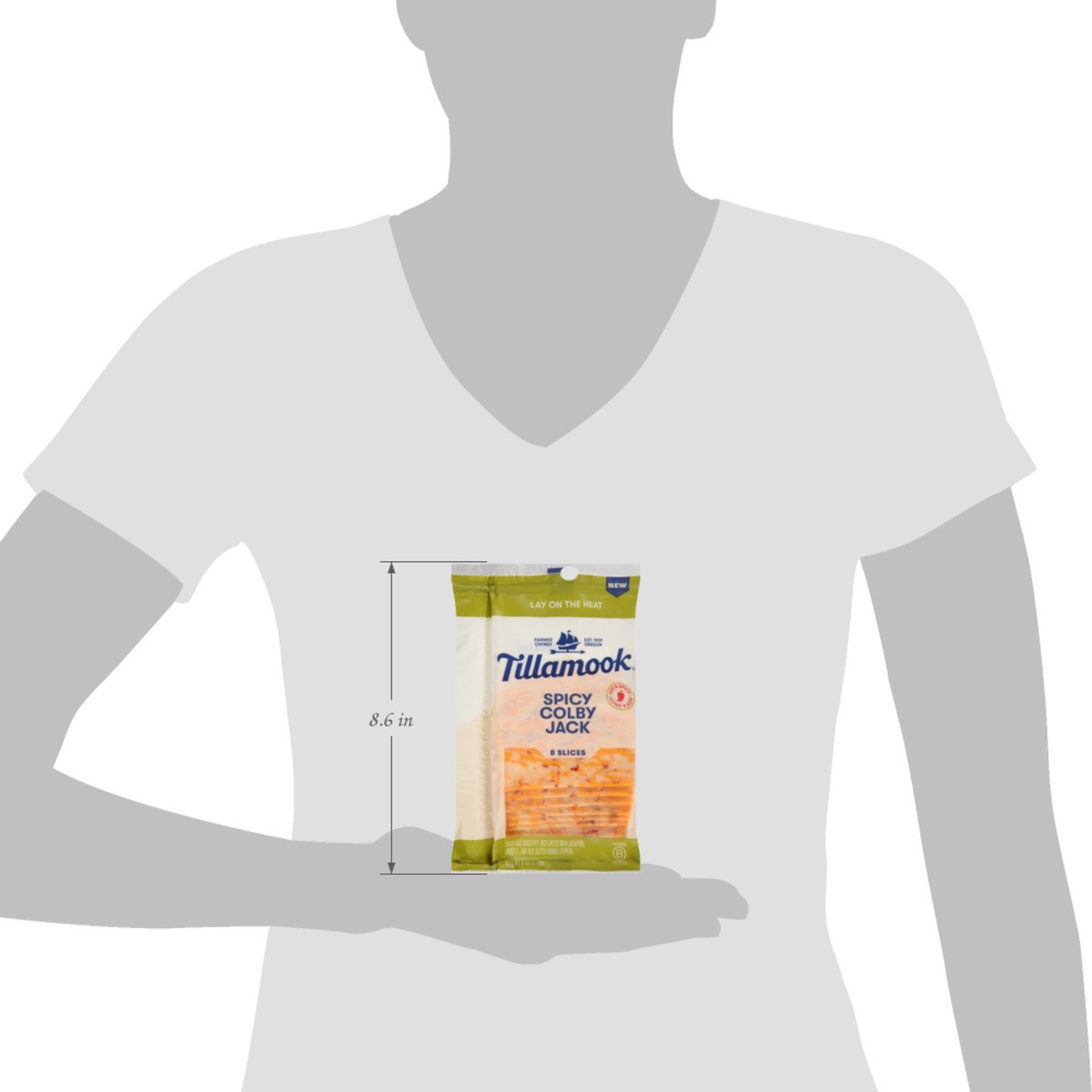 slide 9 of 15, Tillamook Spicy Colby Jack Cheese Slices - 6 oz, 6 oz