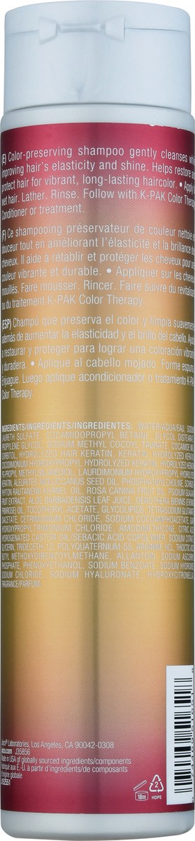 slide 3 of 9, Joico K-Pak Color Therapy Color-Protecting Shampoo 10.1 fl oz, 10.1 fl oz