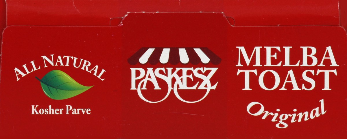 slide 2 of 5, Paskesz Original Melba Toast, 7 oz