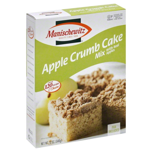 slide 1 of 4, Manischewitz Apple Crumb Cake Mix - Kosher For Passover, 12 oz