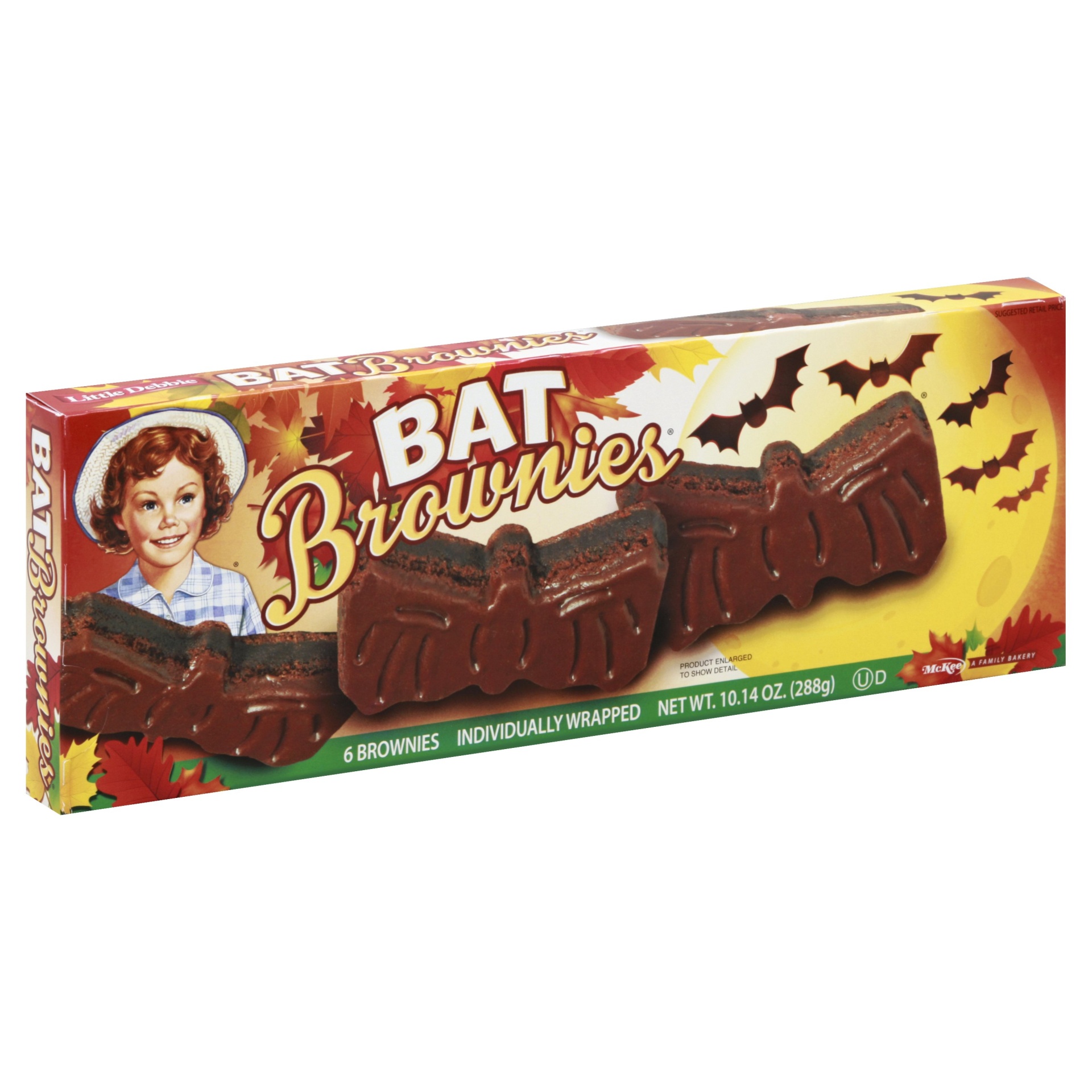 slide 1 of 4, Little Debbie Bat Brownies, 6 ct