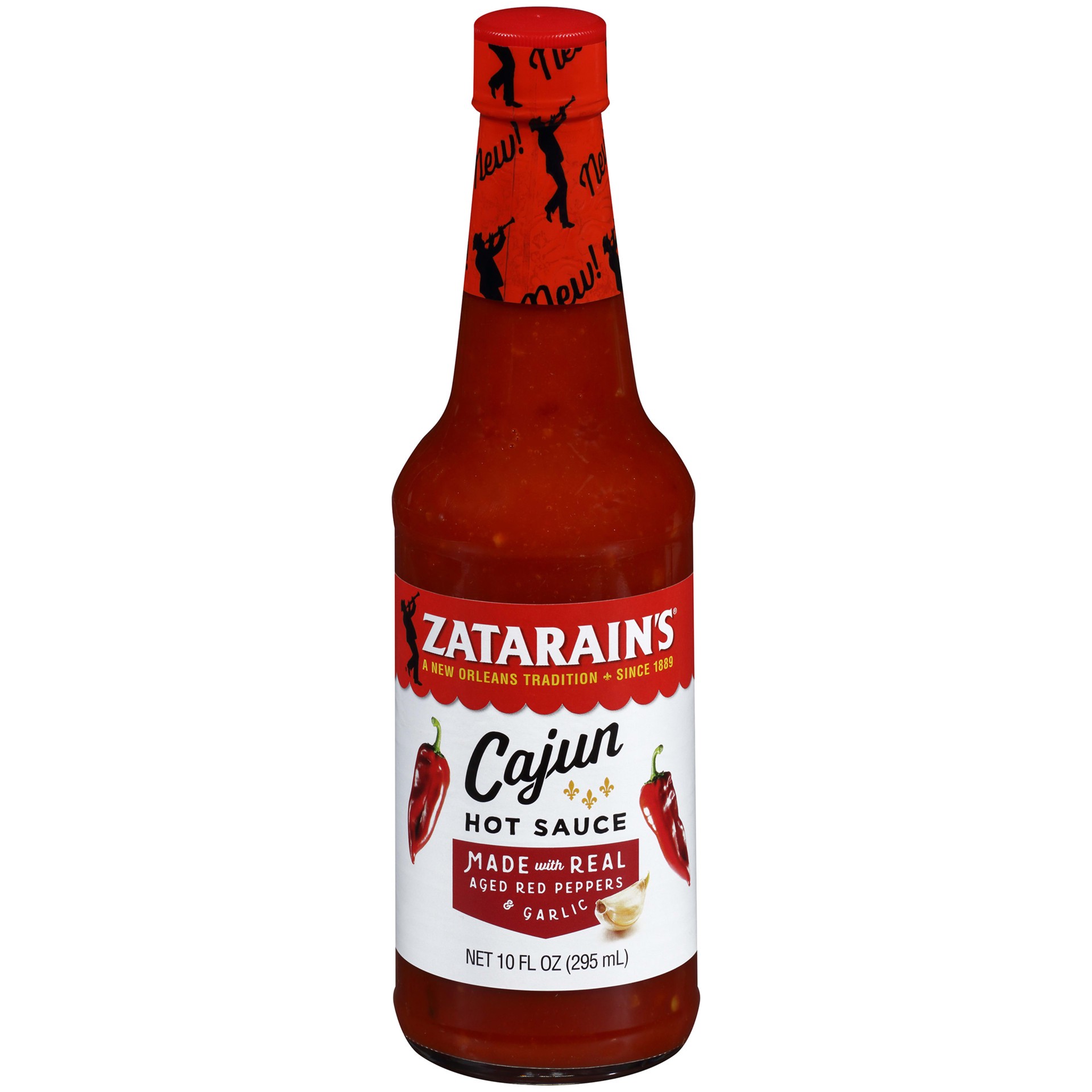 slide 1 of 7, Zatarain's Hot Sauce - Cajun, 10 fl oz, 10 oz