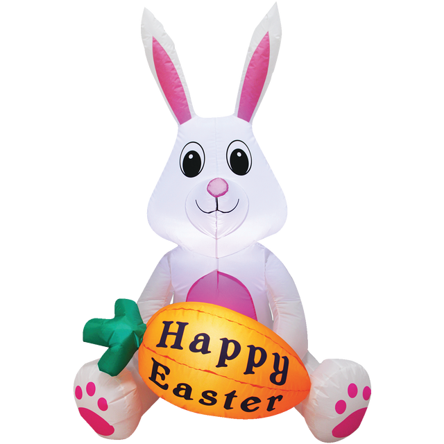 slide 1 of 1, CREATIVE HOME 5Ft Inflatable Easter Egg W Lights, 1 ct