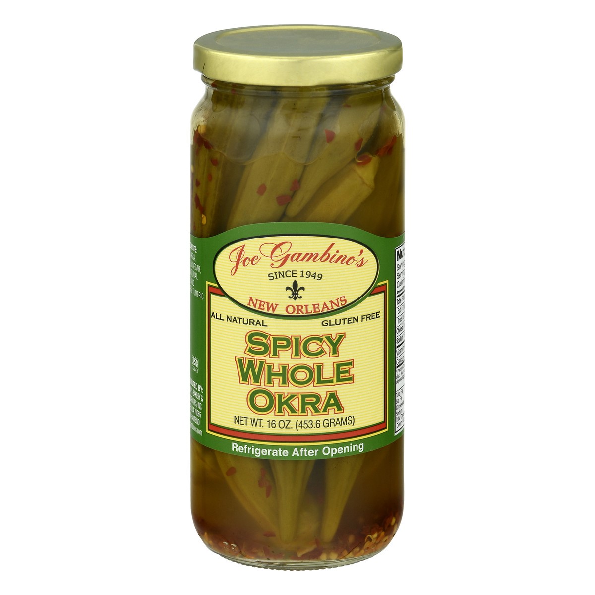 slide 5 of 13, Joe Gambinos Whole Spicy Okra 16 oz, 16 oz