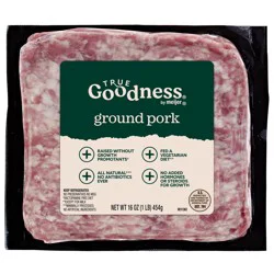 True Goodness Ground Pork 16oz