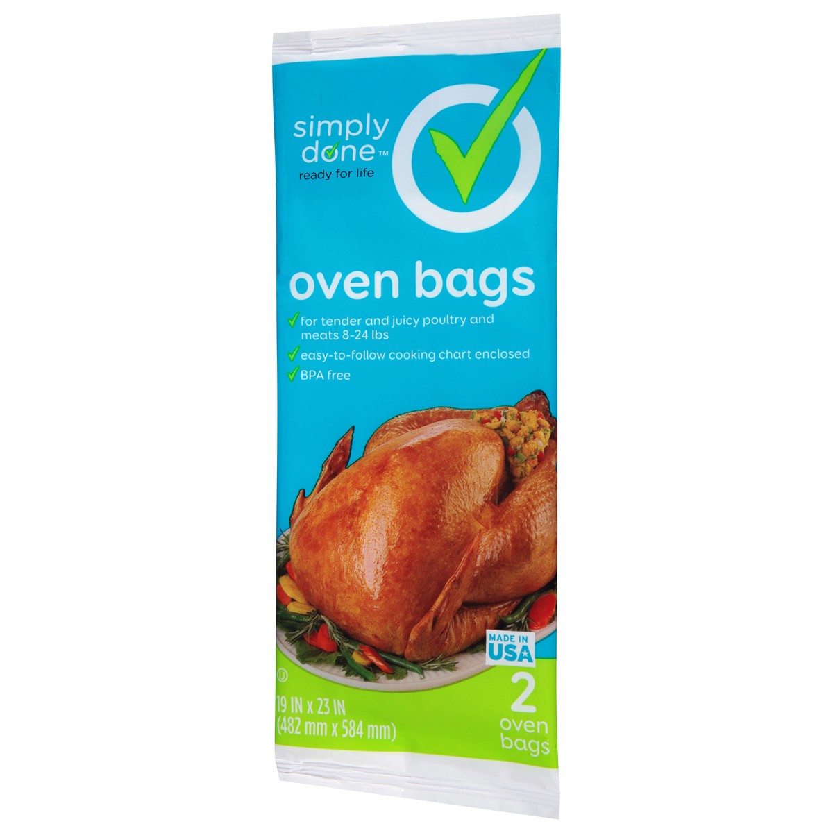 slide 3 of 8, Simply Done Oven Bags, 2 ct