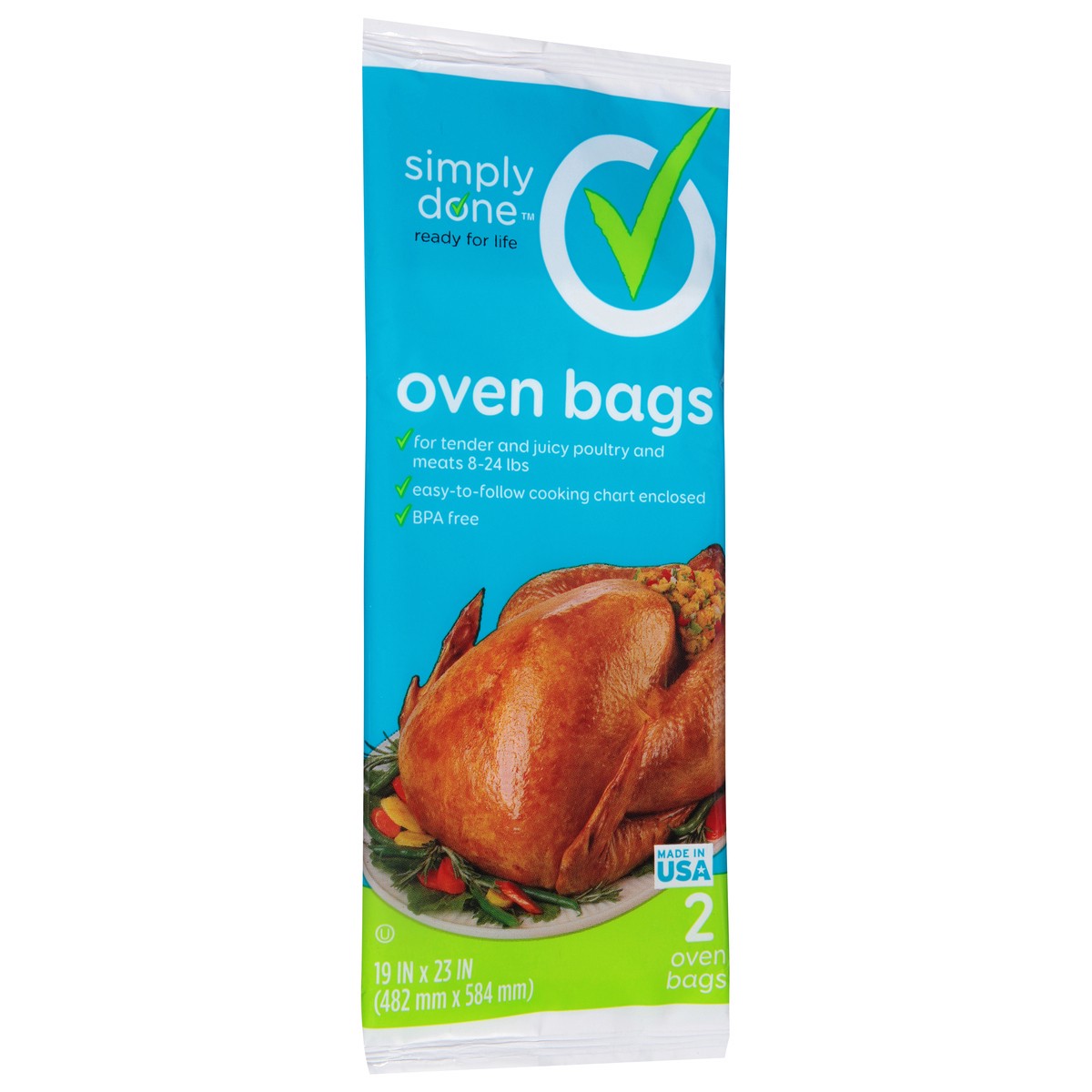 slide 2 of 8, Simply Done Oven Bags, 2 ct