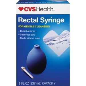 slide 1 of 1, CVS Health Latex Free Rectal Syringe For Gentle Cleansing, 1 ct