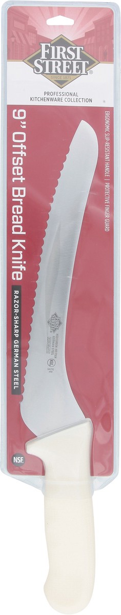slide 8 of 12, First Street 9 Inch Offset Bread Knife, 1 ct