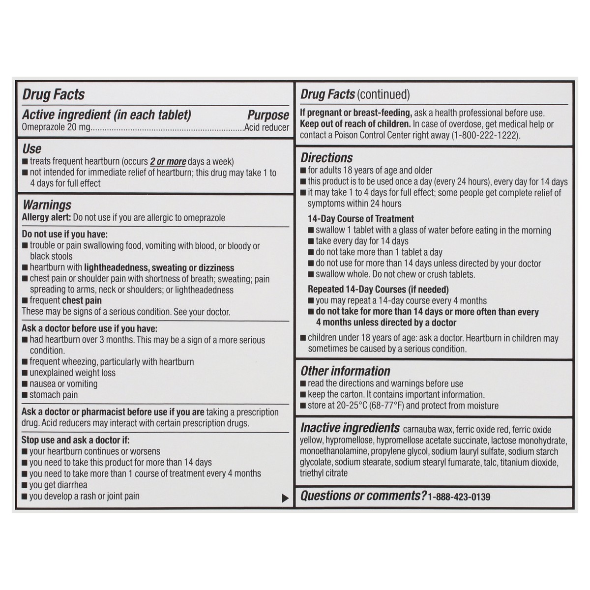 slide 13 of 14, Topcare Antacid Omeprazole Tabs, 42 ct