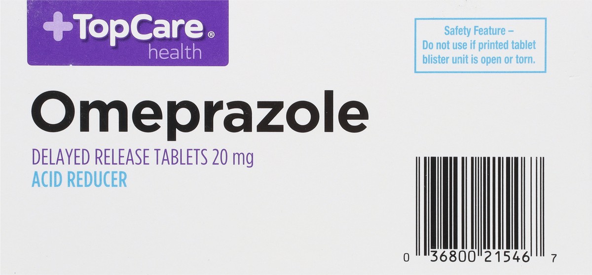 slide 12 of 14, Topcare Antacid Omeprazole Tabs, 42 ct