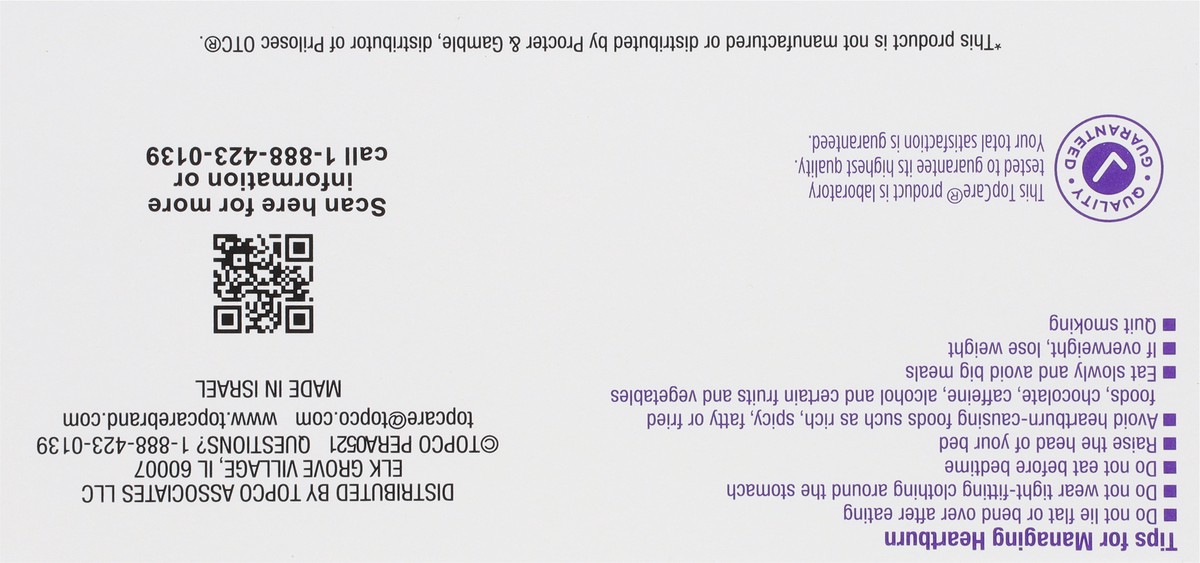 slide 2 of 14, Topcare Antacid Omeprazole Tabs, 42 ct