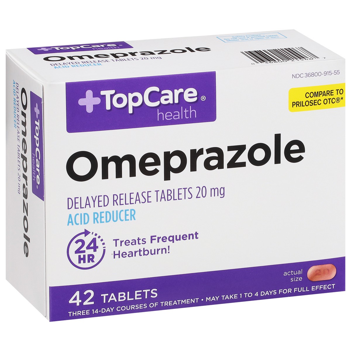 slide 8 of 14, Topcare Antacid Omeprazole Tabs, 42 ct