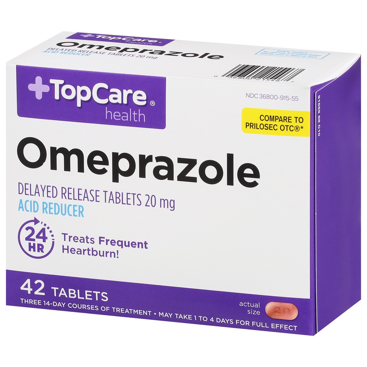 slide 5 of 14, Topcare Antacid Omeprazole Tabs, 42 ct