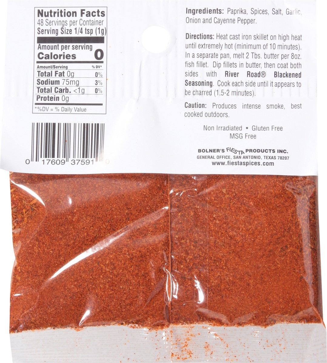 slide 9 of 12, River Road Blackened Seasoning 1.5 oz, 1.5 oz