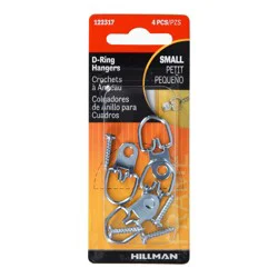 Hillman D-Ring Small Hangers
