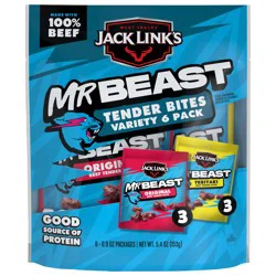 Jack Link's Mr Beast Original and Teriyaki Tender Bites, 5.4 oz