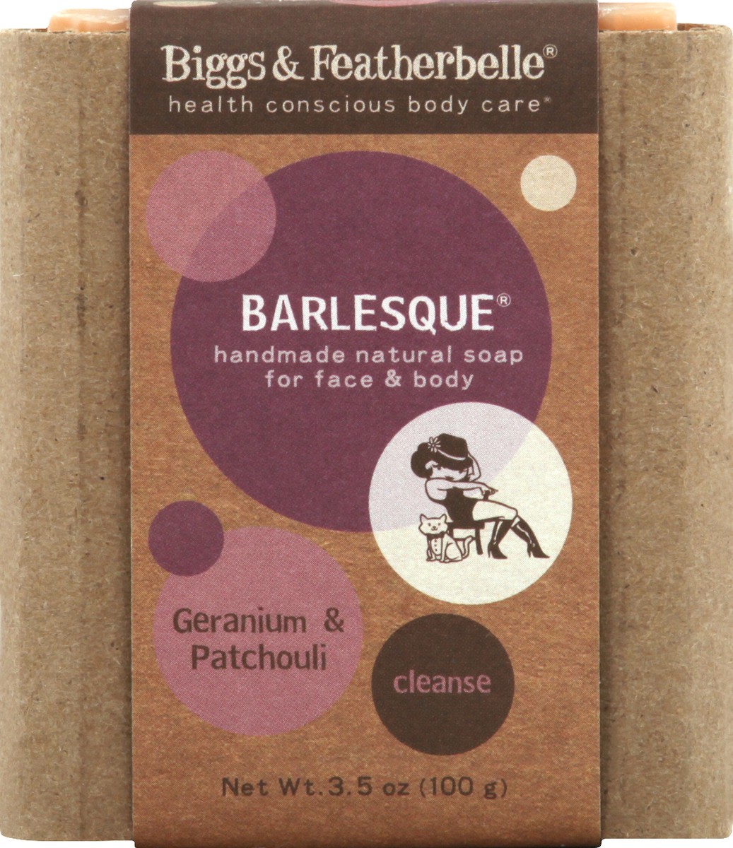 slide 1 of 12, Biggs & Featherbelle Cleanse Geranium & Patchouli Soap 3.5 oz, 3.5 oz